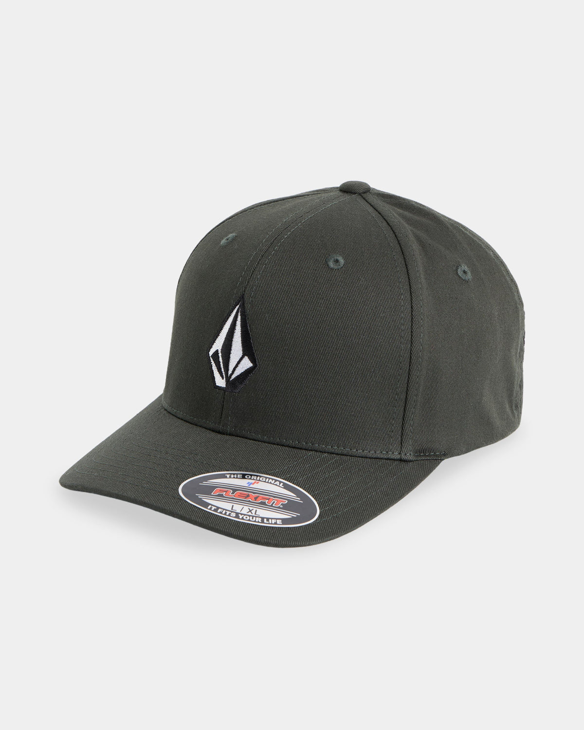 Volcom Full Stone Flexfit Cap, Scarab Olive