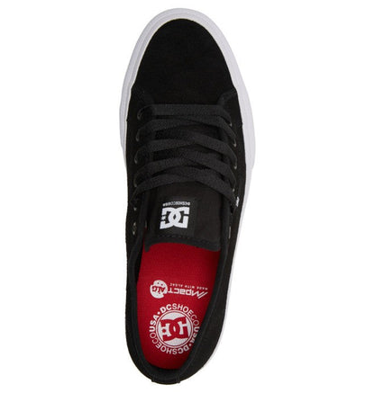 Dc Shoes Manual S Black White Super Suede Us Size Skateboard Sneakers