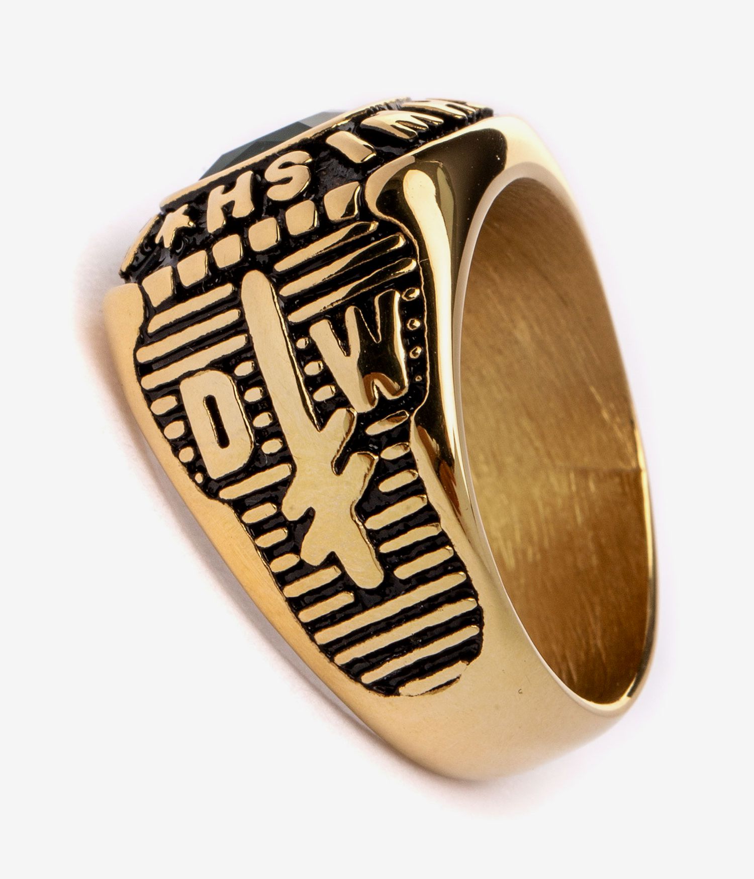 Deathwish Skateboards High Ring Gold Championship Signet Ring