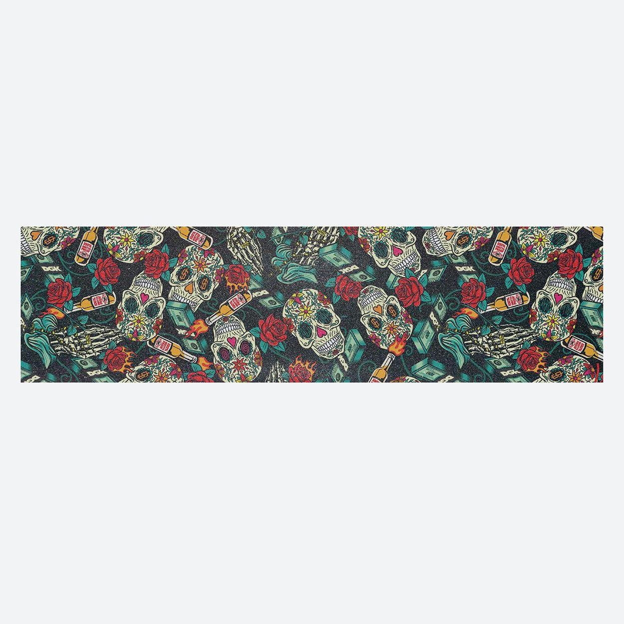 Dgk Grip Tape Los Muertos Full Skateboard Deck Griptape