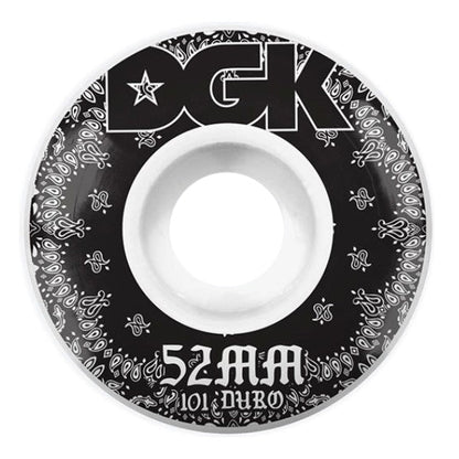 Dgk Skateboard Wheels Paisley 52Mm 101D