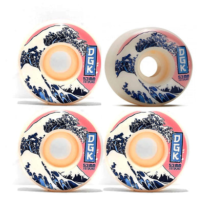 DGK Skateboard Wheels Tsunami Pink 53mm 101d