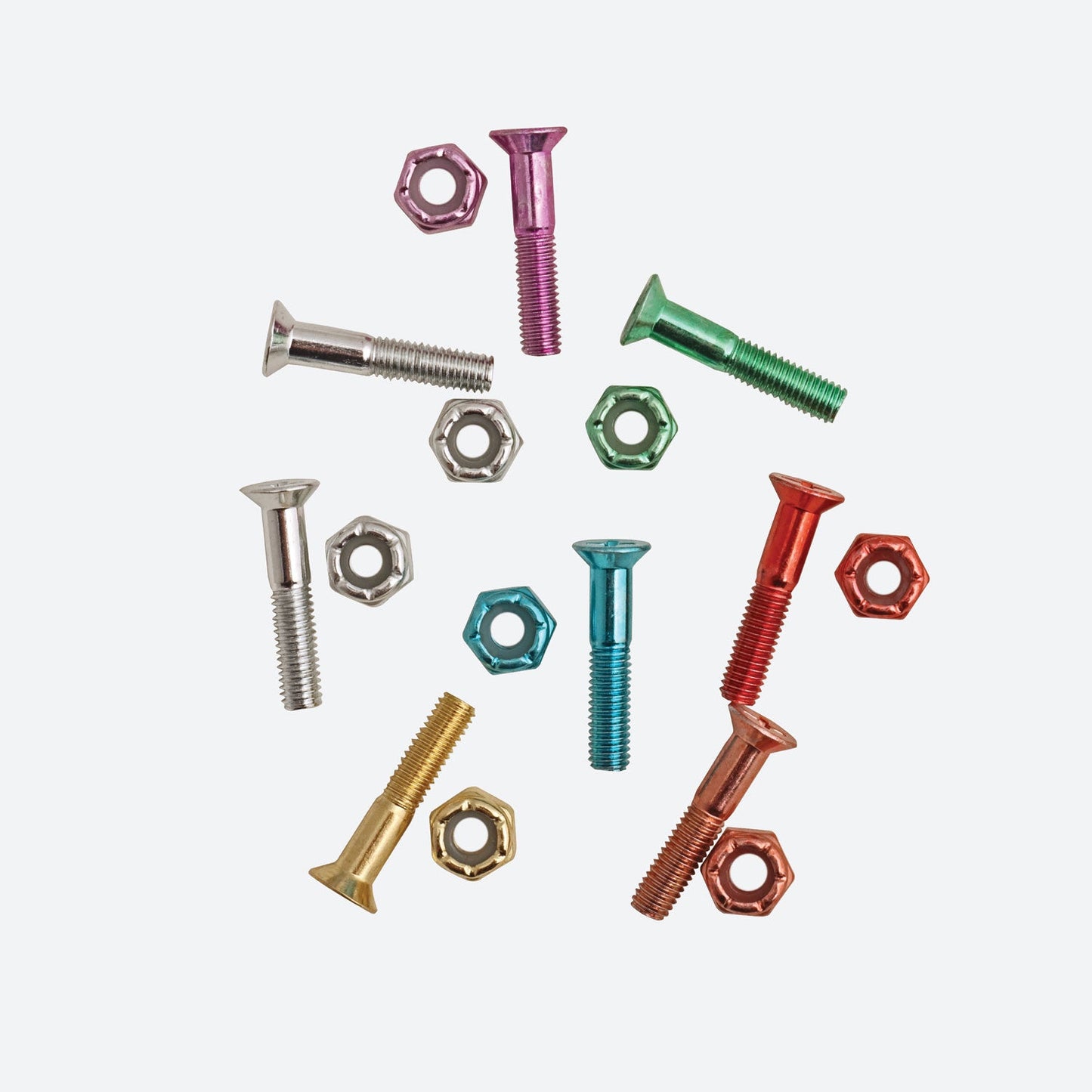 DGK Bolts Spittaz 1" Colored Philips Head Skateboard Hardware