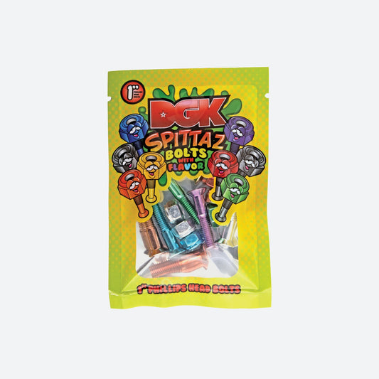 DGK Bolts Spittaz 1" Colored Philips Head Skateboard Hardware