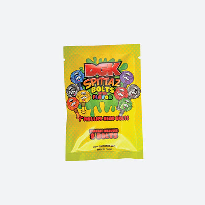 DGK Bolts Spittaz 1" Colored Philips Head Skateboard Hardware