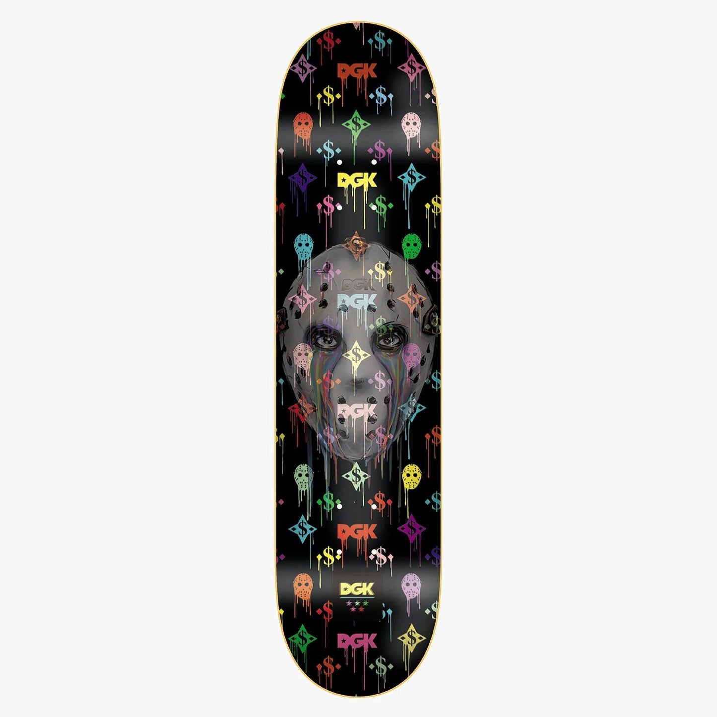 DGK Skateboard Deck Monogram Lenticular 8.25" (Dirty Ghetto Kids)