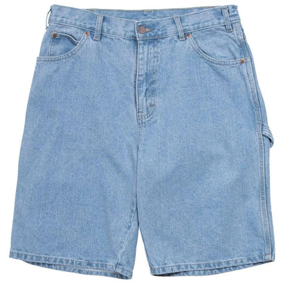 Dickies SDX200 Relaxed Fit Carpenter Shorts Light Indigo Denim