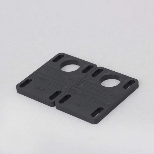 Dooks Riser Pads 1 4 Inch Black Skateboard Hardware