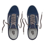 Vans Old Skool Navy Jersey Lace Shoes Dress Blues Gray