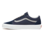 Vans Old Skool Navy Jersey Lace Shoes Dress Blues Gray