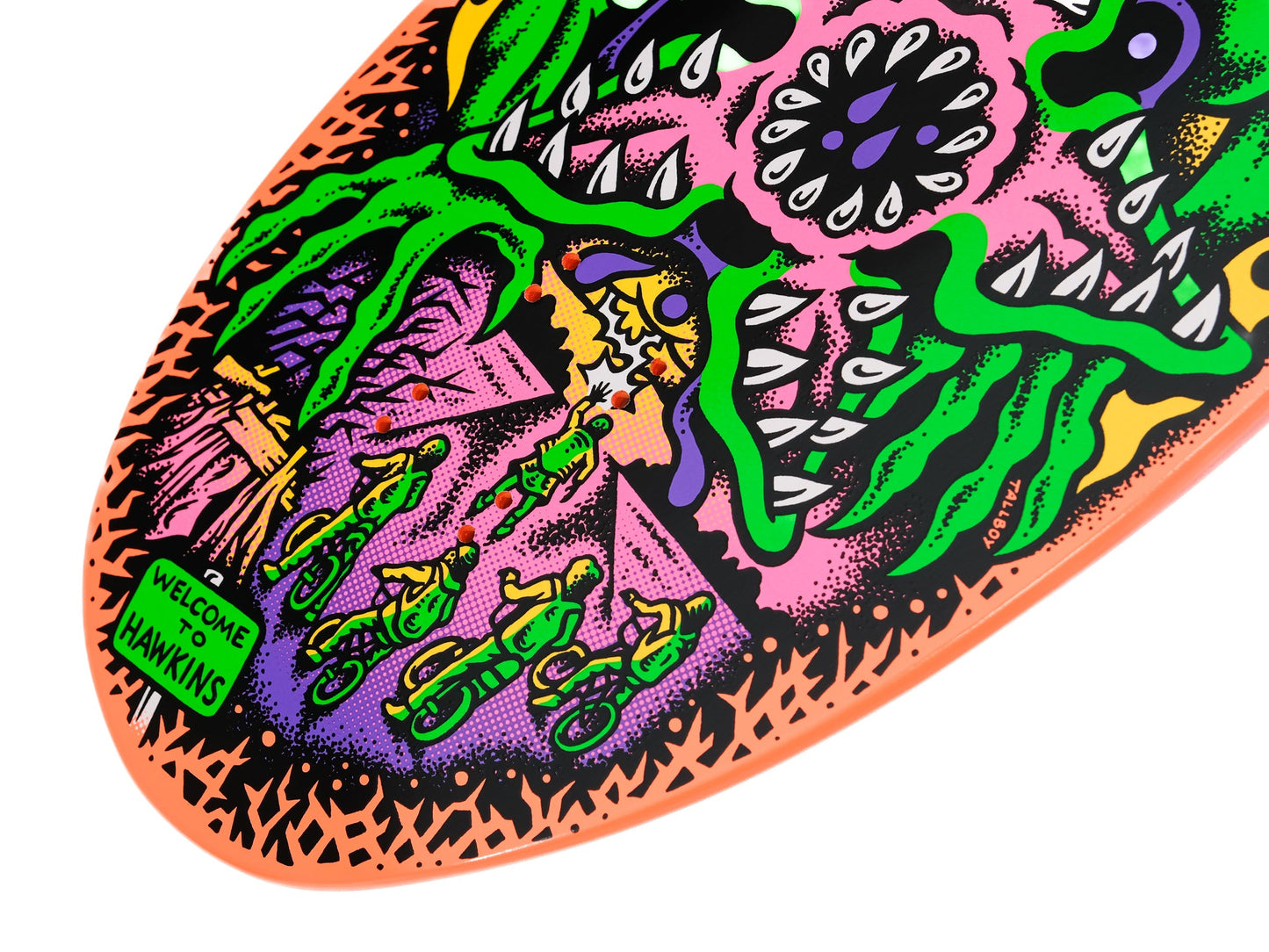 Santa Cruz Deck Stranger Things Salba Demogorgon 10.03" (Glow in the dark)