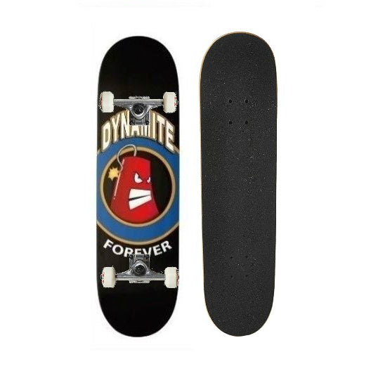 Dynamite Complete Skateboard Iconic Black 8"