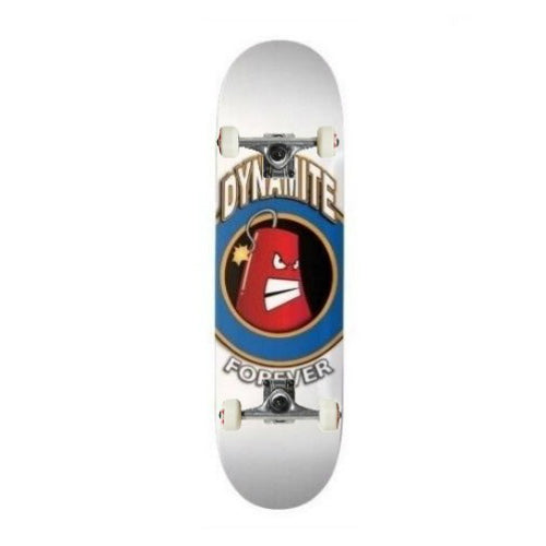 Dynamite Complete Skateboard Iconic White 8