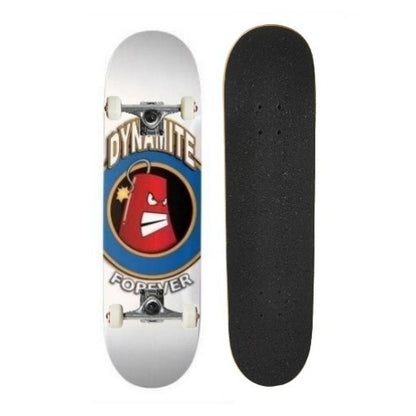 Dynamite Complete Skateboard Iconic White 8