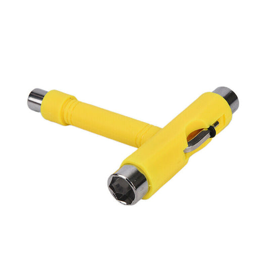Dynamite Forever Skate Tool Yellow All In 1 Multi Function Skateboard T Tool