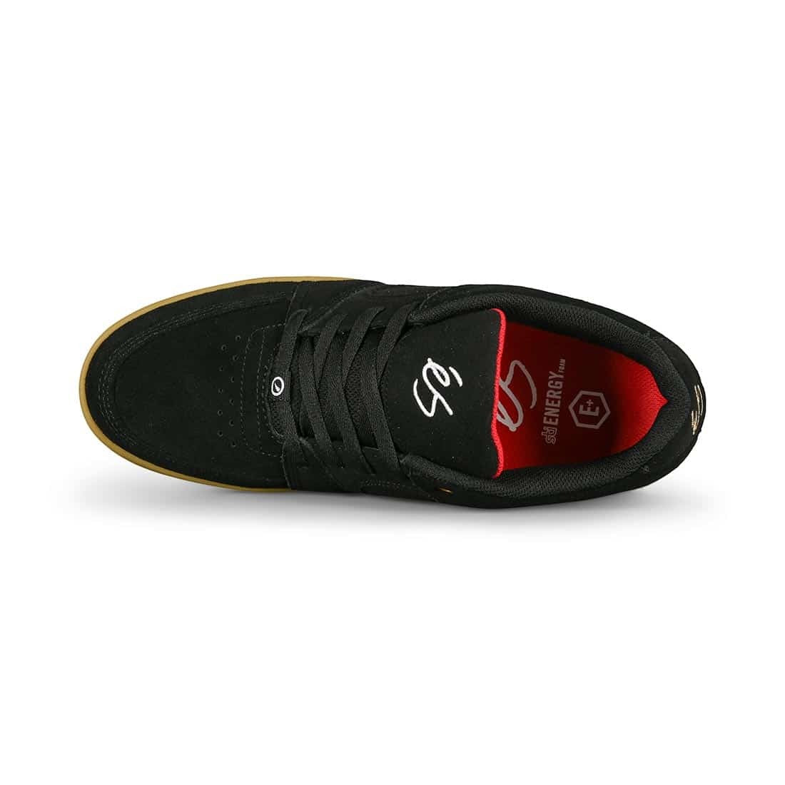 eS Footwear Accel Slim Skateboard Shoes - Black/Gum