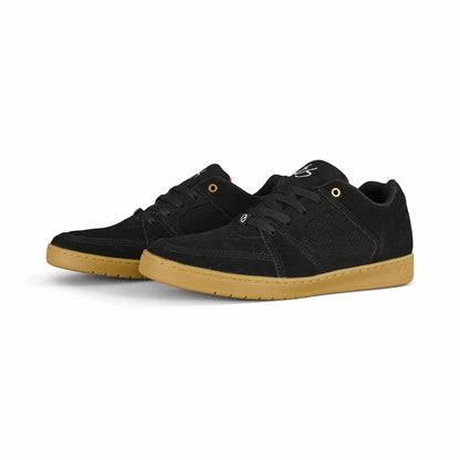 eS Footwear Accel Slim Skateboard Shoes - Black/Gum
