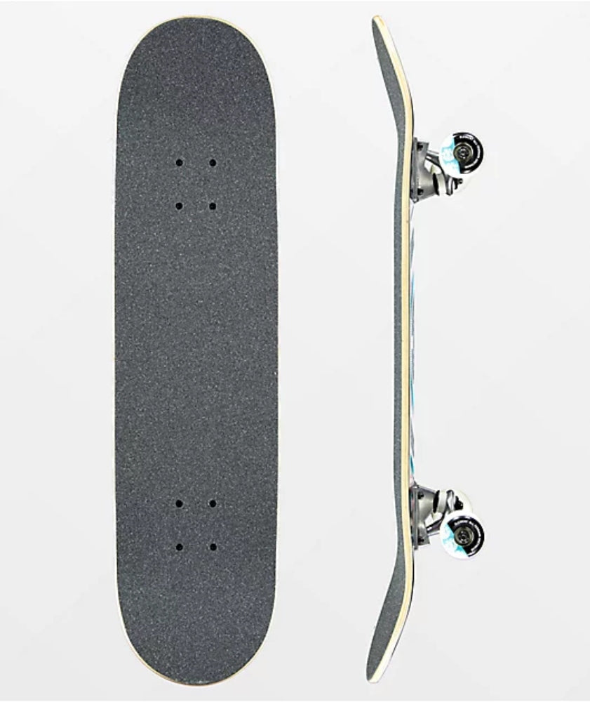 Element Skateboard Complete Hatched White Gold 8 Pre Assembled