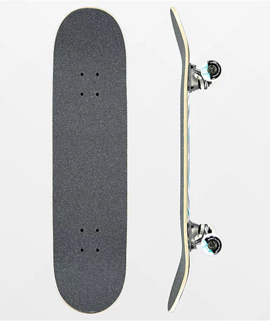 Element Skateboard Complete Hatched White Gold 8 Pre Assembled
