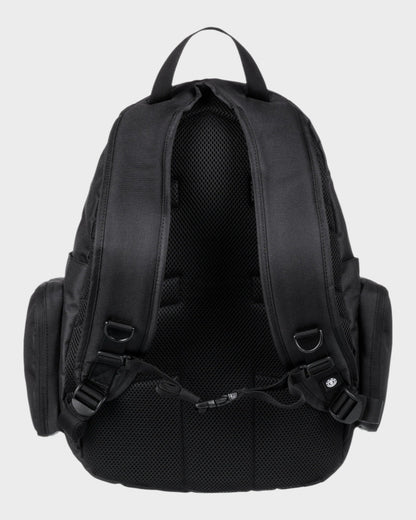 Element Backpack Mohave 2.0 Flint Black Skateboard Straps 30L Skate/School Bag