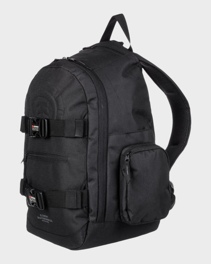 Element Backpack Mohave 2.0 Flint Black Skateboard Straps 30L Skate/School Bag