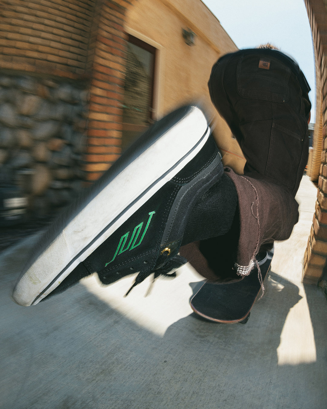 Emerica Shoes Braden Hoban Black White Gold US SIZE Skateboard Sneakers