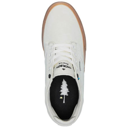Emerica Shoes Dickson White Gum Us Size Skateboard Sneakers
