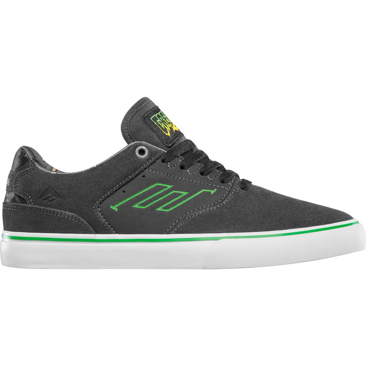 Emerica Shoes The Low Vulc X Creature Charcoal Usa Skateboard Sneakers