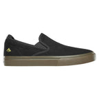 Emerica Shoes Wino G6 Slip On Black Black Gum Us Size Skateboard Sneakers