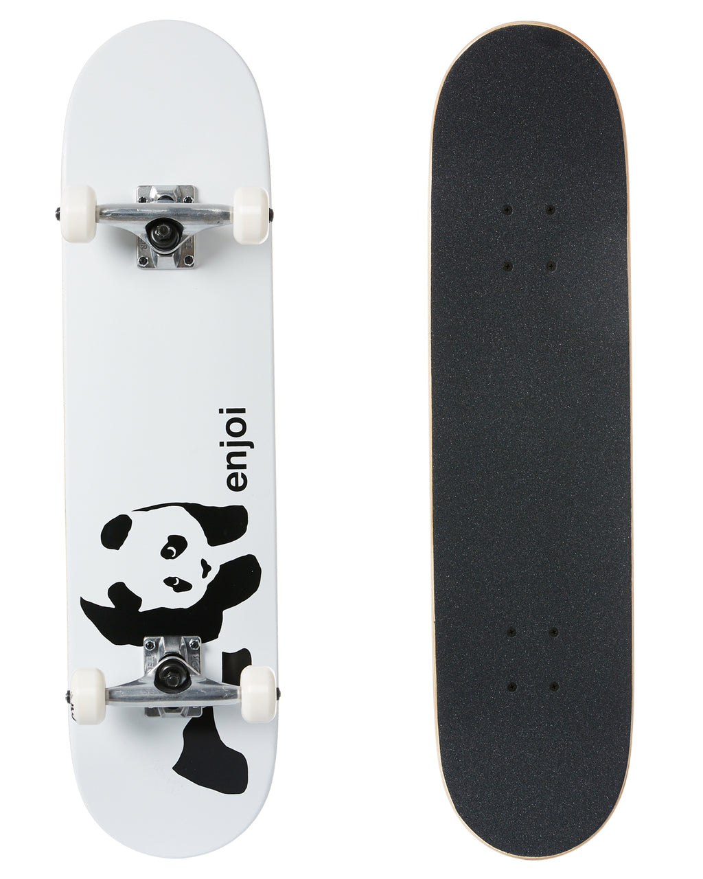 Enjoi Skateboard Complete Panda White 8 25 Pre Assembled