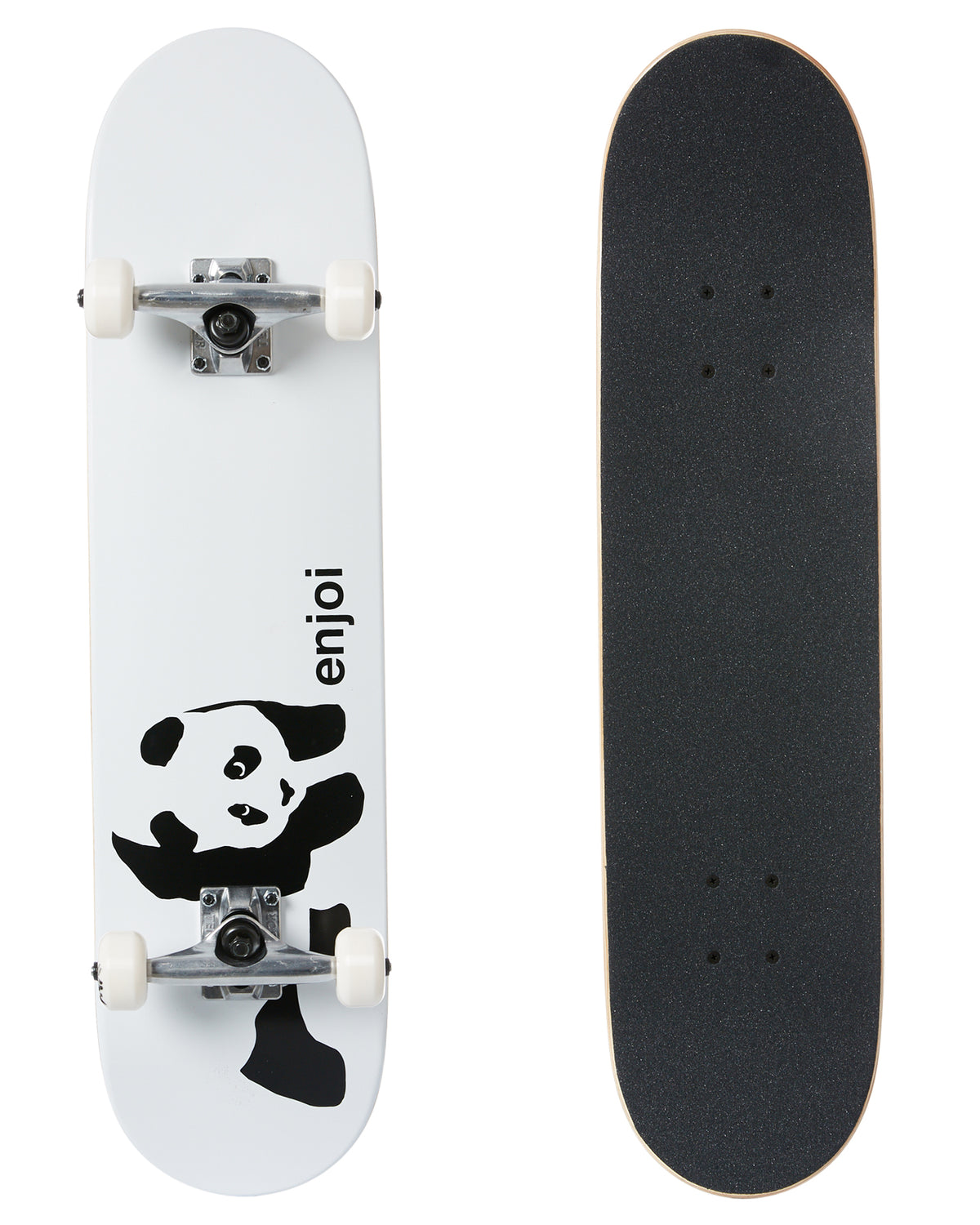 Enjoi Skateboard Complete Panda White 8 25 Pre Assembled