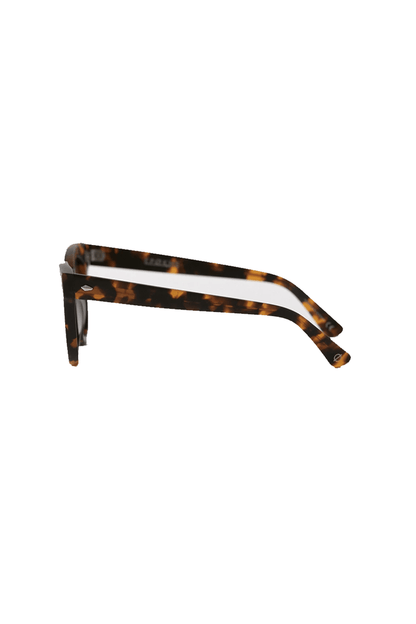Epokhe Dylan Sunglasses - Dark Tortoise / Matte Green Lens