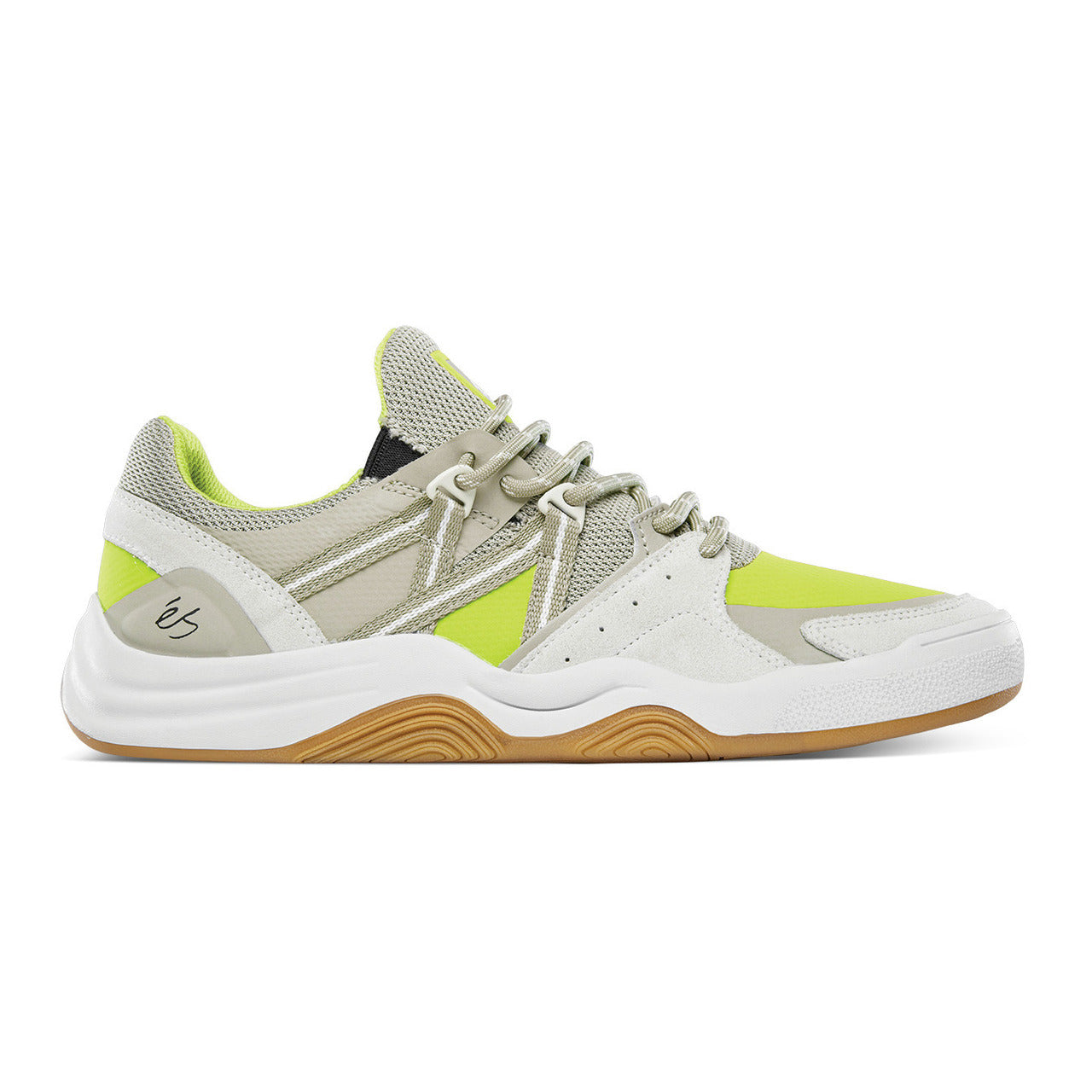 Es Shoes Cykle White Green Gum Us Size Skateboard Sneakers