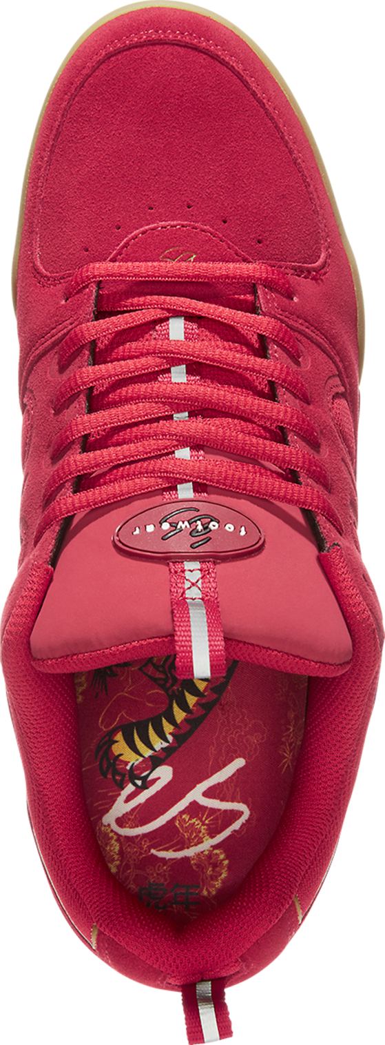 Es Shoes Silo Sc Red Gold Us Size Skateboard Sneakers Chinese New Year