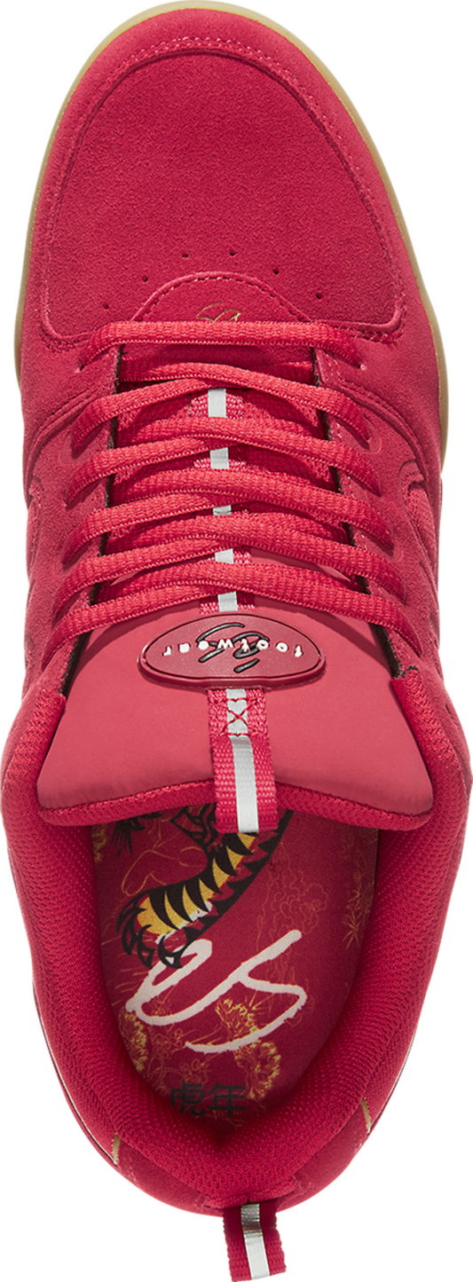 Es Shoes Silo Sc Red Gold Us Size Skateboard Sneakers Chinese New Year