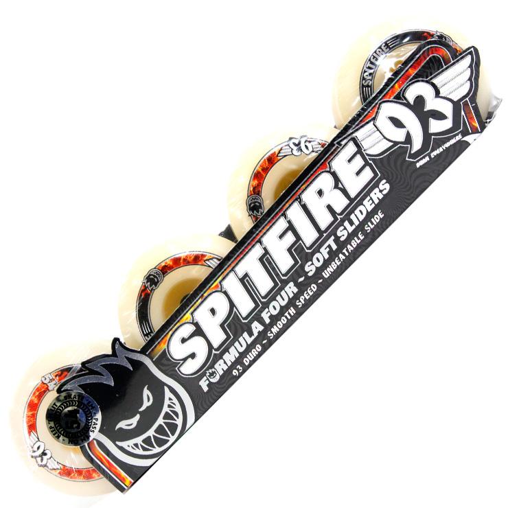 Spitfire Wheels F4 93D Radials 54mm Natural Formula Four Soft Sliders