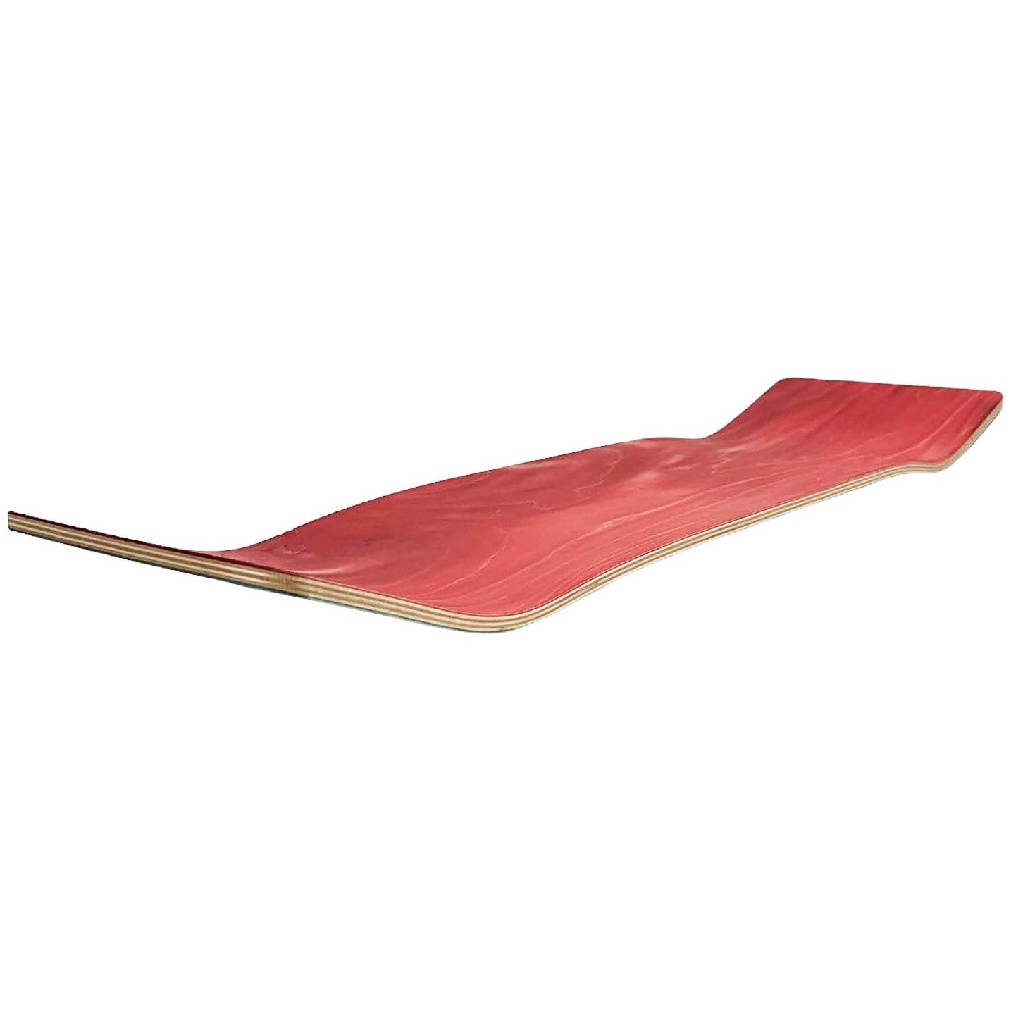 Blank Skateboard Deck 9" Uncut Twin Tail Mixed Veneer Stain