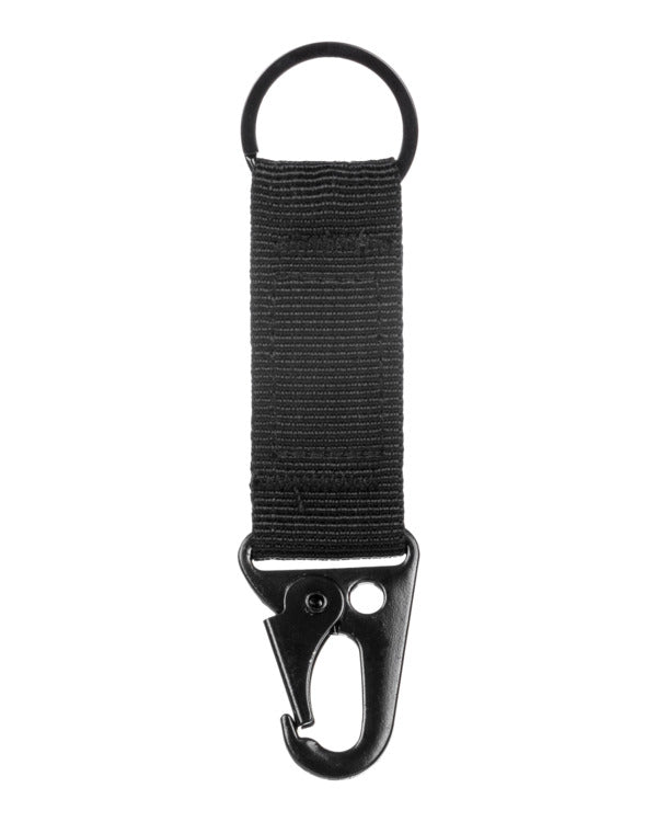 Independent Trucks Bar Label Keyring w/ Carabiner Snap Hook Black