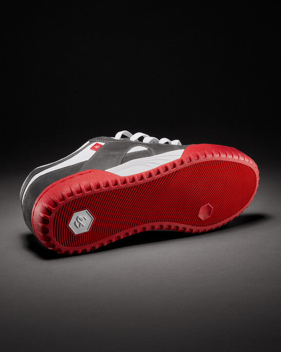 Es Shoes One Nine 7 Grey White Red Usa Size Mens Skateboard Sneakers