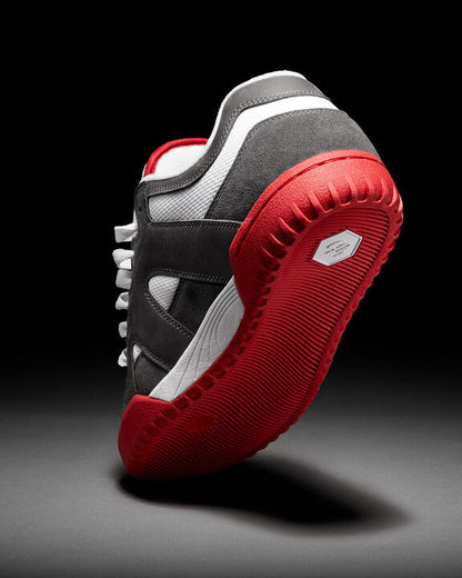 Es Shoes One Nine 7 Grey White Red Usa Size Mens Skateboard Sneakers