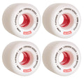 Globe Skateboard Wheels Flatsider Cruiser 60Mm White Red 80A