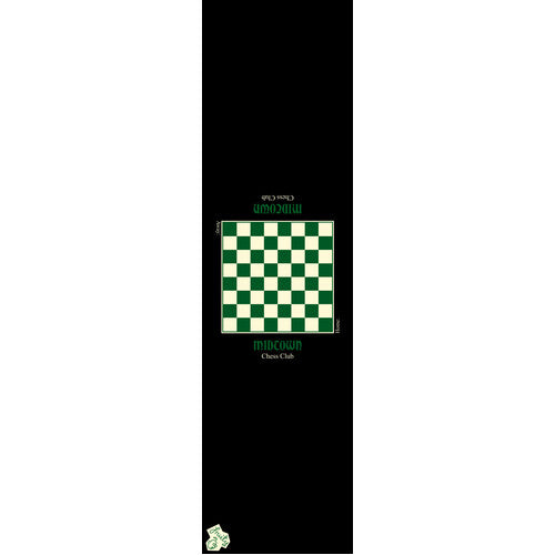 Fruity Griptape Midtown Chess Club With Pieces Single Skateboard Deck Grip Tape
