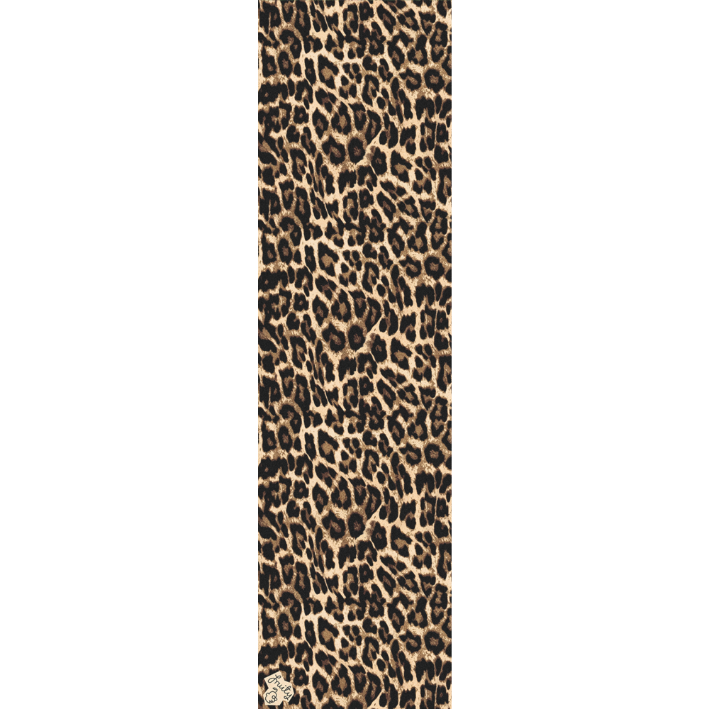 Fruity Griptape 9X33 Leopard Single Sheet Skateboard Deck Grip Tape
