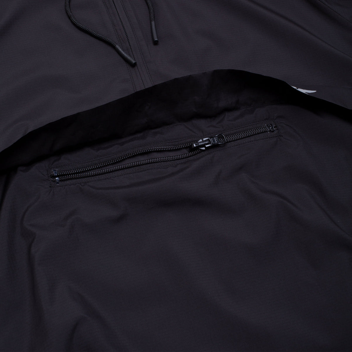 Fucking Awesome Jacket Cut Off Anorak Black Fa Skateboard Pullover