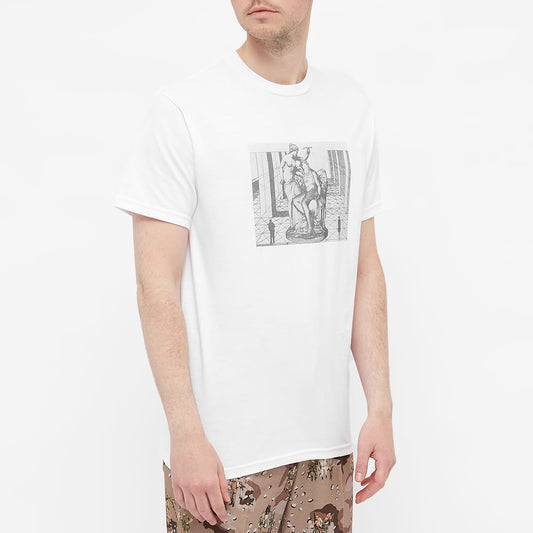 Fucking Awesome Tee Perspective Statue White Fa Skateboard T Shirt