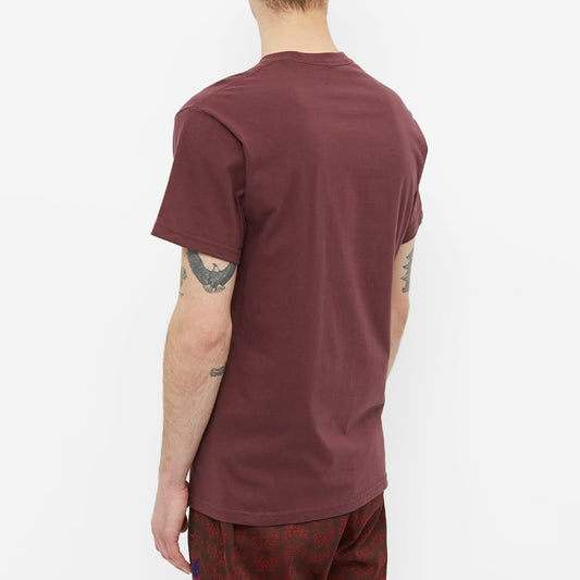 Fucking Awesome Tee Kansas Maroon Fa Skateboard T Shirt