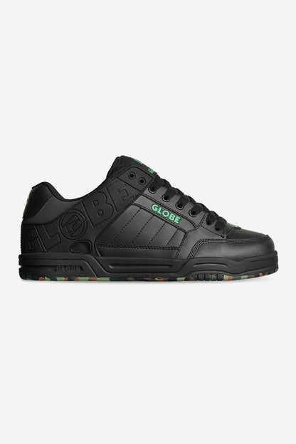Globe Shoes Tilt Black/Green/Mosaic US Size Skateboard Sneakers