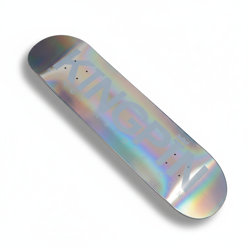 Kingpin Skate Supply Deck OG Logo Foil Iridescent Edition