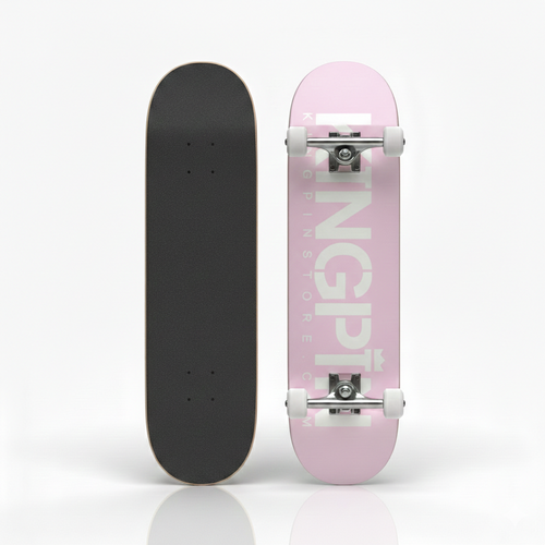 Kingpin Skate Supply Complete Og Logo Pastel Pink