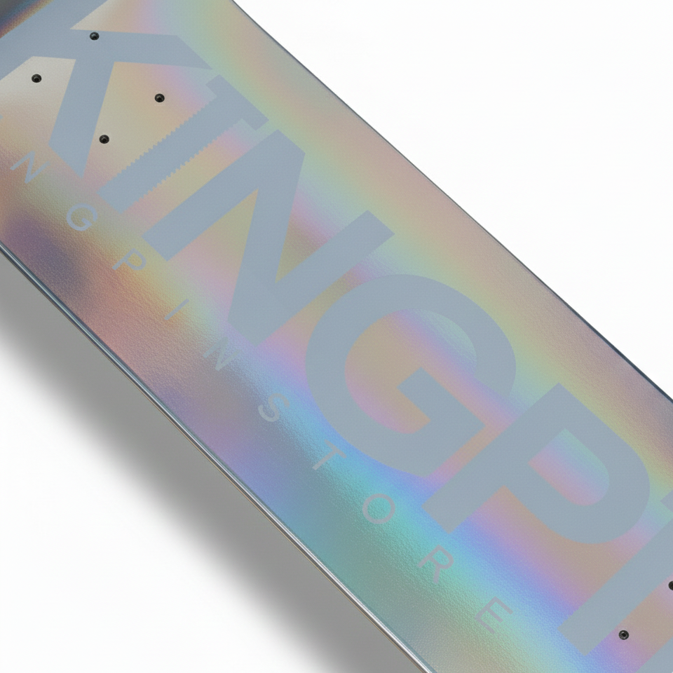 Kingpin Skate Supply Deck OG Logo Foil Iridescent Edition